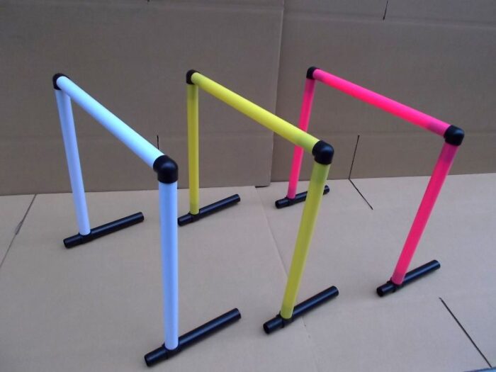 スタンダードパイプで作る子供用カラフルハードル